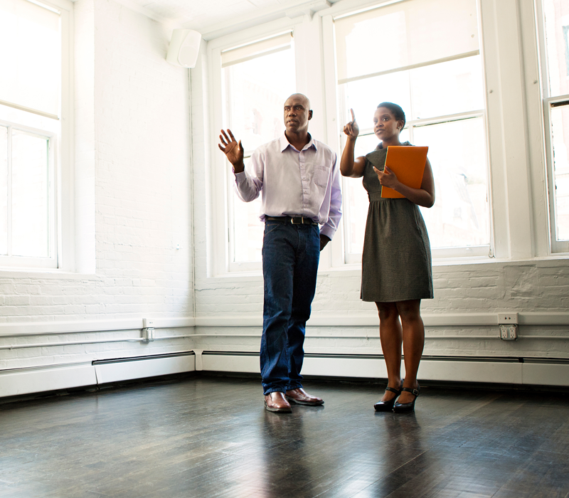 Home Owner showing property